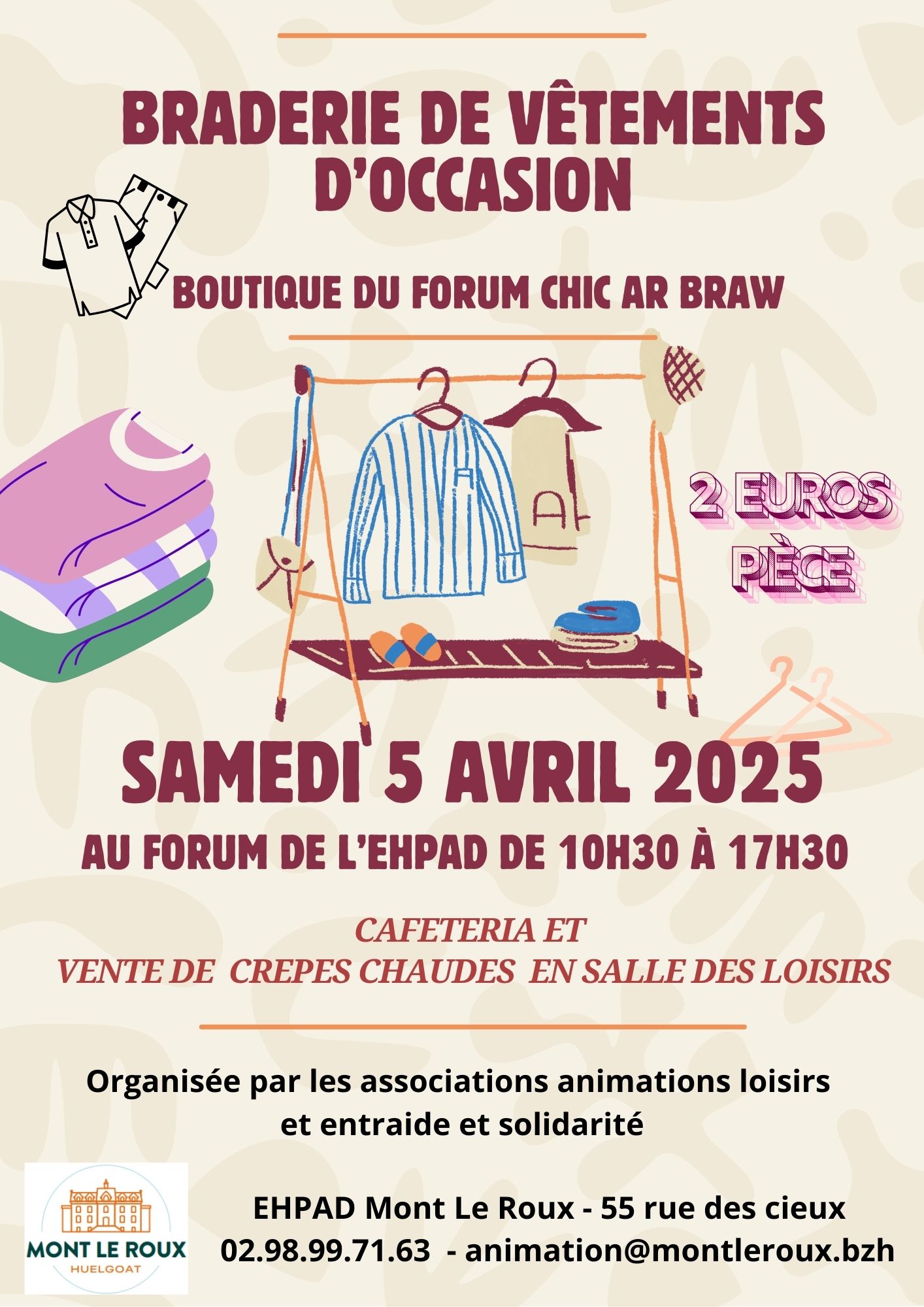 Lire la suite à propos de l’article Braderie de vêtements
