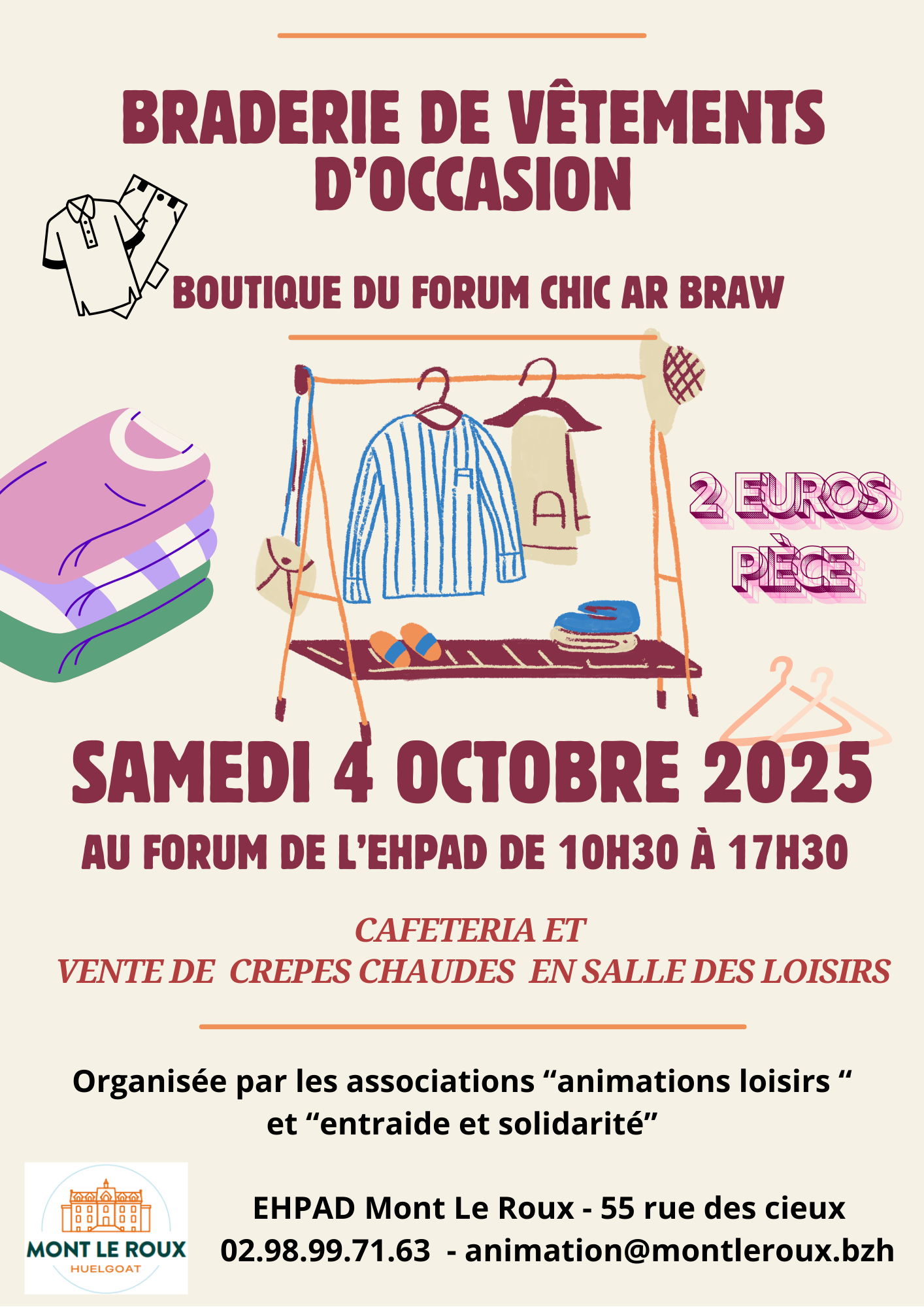 Lire la suite à propos de l’article Braderie de vêtements d’occasion