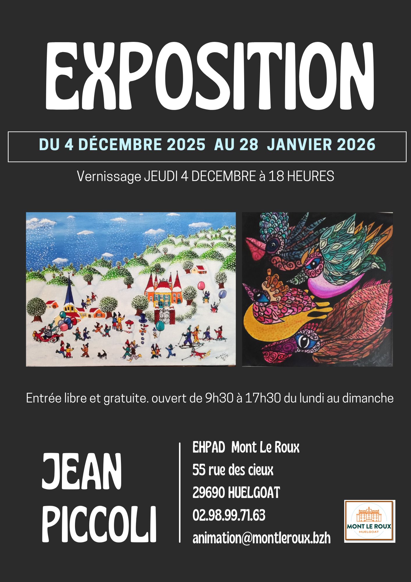 Lire la suite à propos de l’article EXPOSITION / Jean PICCOLI