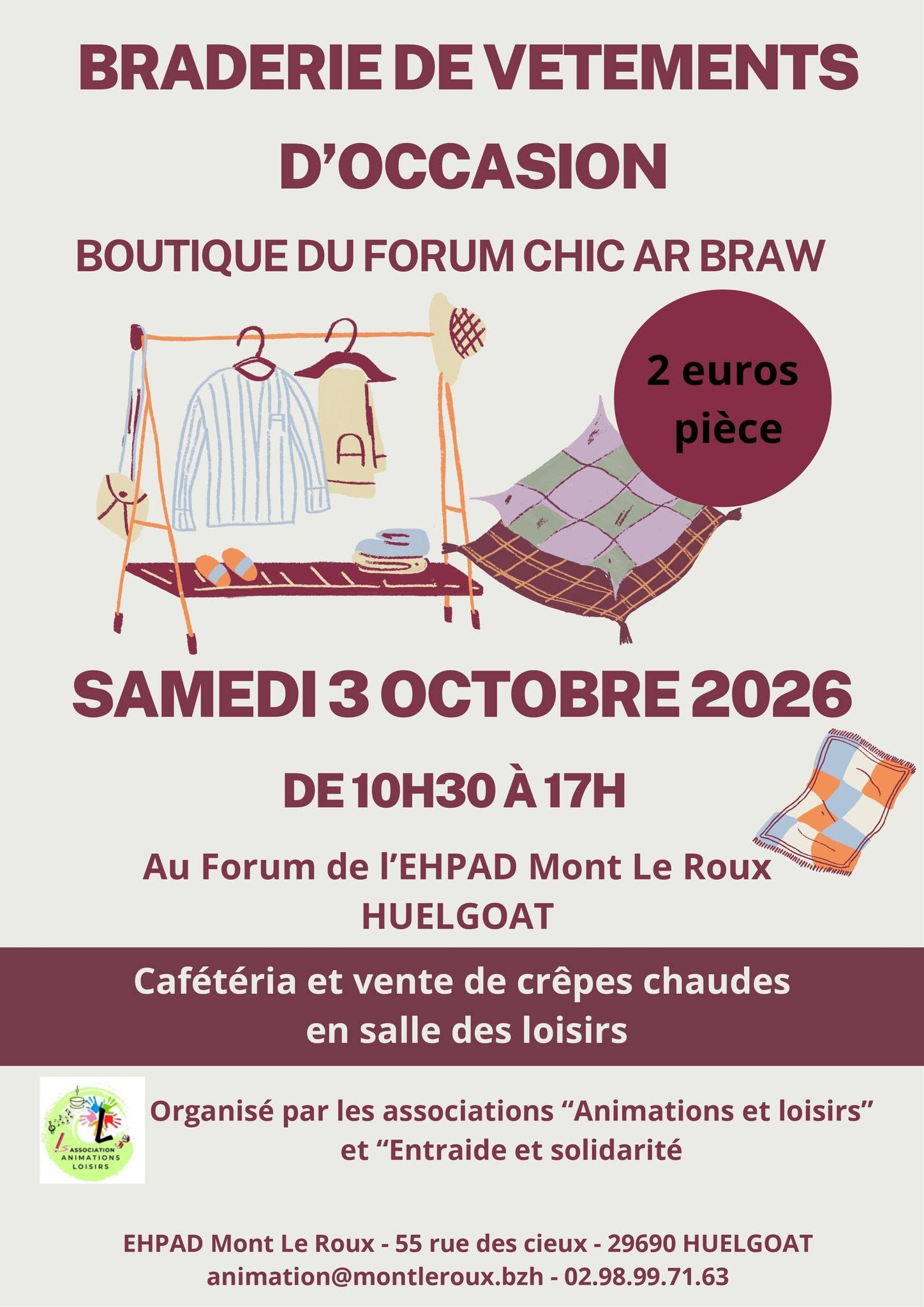 Lire la suite à propos de l’article Braderie de vêtements